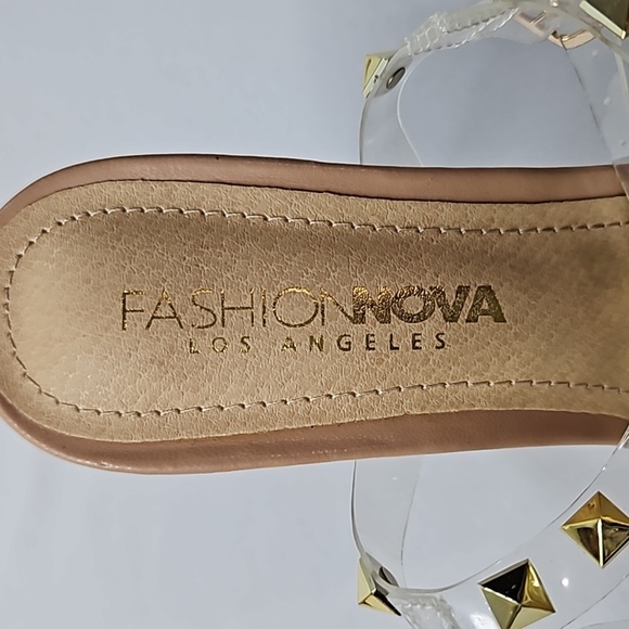 Fashion Nova Strappy Heels Size 7 - Picture 2 of 6